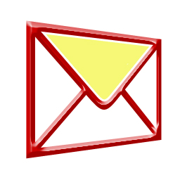 256 x 256 red mail gif icon image