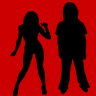 96  x 96 red men png icon image
