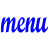  48  x 48 blue menu gif icon image
