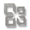 128 x 128 gray microsoft gif icon image