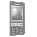 128 x 128 gray mobile gif icon image
