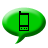  48  x 48 green mobile png icon image