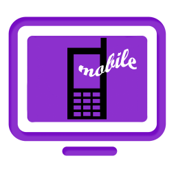 256 x 256 purple mobile gif icon image