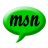  48  x 48 green msn png icon image