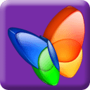 128 x 128 purple msn gif icon image