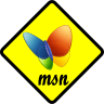 96  x 96 yellow msn gif icon image
