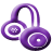48  x 48 purple music gif icon image