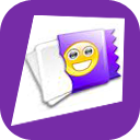 128 x 128 purple open png icon image