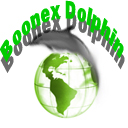 128 x 128 green boonex dolphin png icon image
