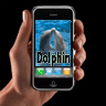96  x 96 social network black boonex dolphin gif icon image
