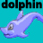  48  x 48 social network teal boonex dolphin jpg icon image