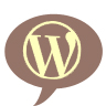 96  x 96 brown wordpress gif icon image