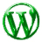  48  x 48 green wordpress gif icon image