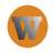  48  x 48 orange wordpress png icon image