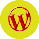 128 x 128 yellow wordpress gif icon image