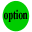 32 x 32 green option gif icon image