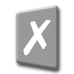 256 x 256 gray gif org icon image