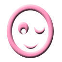 128 x 128 pink org png icon image