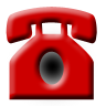 96  x 96 red phone png icon image