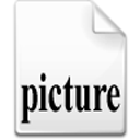 128 x 128 white picture png icon image