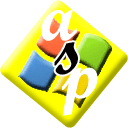 128 x 128 yellow asp gif icon image