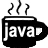  48  x 48 black java gif icon image