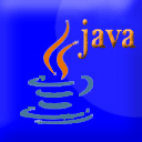 128 x 128 blue java gif icon image