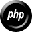  48  x 48 black php png icon image