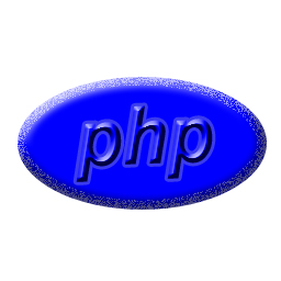 256 x 256 blue php png icon image