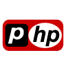 96  x 96 red php png icon image