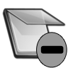 96  x 96 gray remove gif icon image