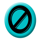 128 x 128 teal remove png icon image