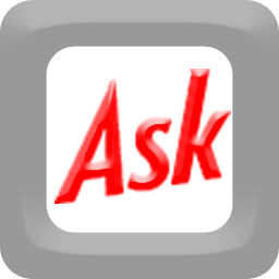256 x 256 px gray jpg ask icon image picture pic