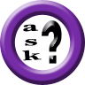 96 x 96 px purple ask png icon image picture pic