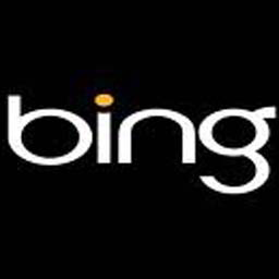 256 x 256 px black bing png icon image picture pic