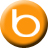  48 x 48 px orange bing png icon image picture pic