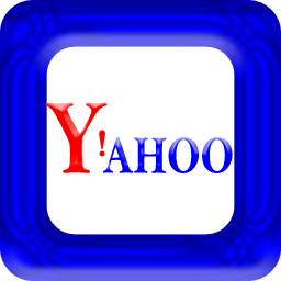 256 x 256 px blue yahoo png icon image picture pic