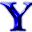  32 x 32 px blue jpg yahoo icon image picture pic