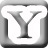  48 x 48 px gray yahoo png icon image picture pic