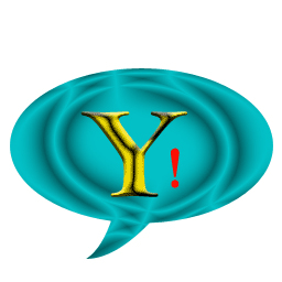 256 x 256 px teal yahoo gif icon image picture pic