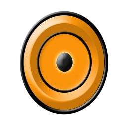 256 x 256 orange sound png icon image