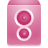 48  x 48 pink sound jpg icon image