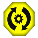 128 x 128 yellow system gif icon image