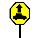 128 x 128 yellow up png icon image