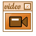 128 x 128 brown video jpg icon image