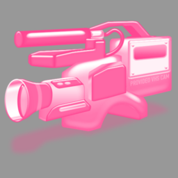 256 x 256 pink video png icon image
