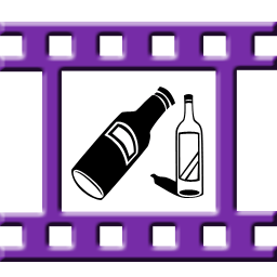 256 x 256 purple gif video icon image