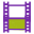  32 x 32 purple video png icon image