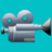 48  x 48 teal video jpg icon image