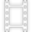  32 x 32 white video gif icon image